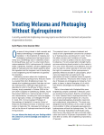 Treating Melasma and Photoaging Without Hydroquinone