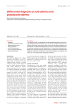 Differential diagnosis of scleroderma and pseudoscleroderma