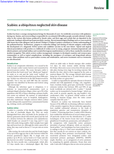 Review Scabies: a ubiquitous neglected skin