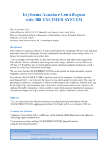 Erythema Annulare Centrifugum with 308 EXCIMER