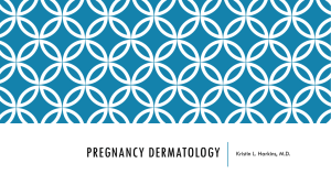 Pregnancy dermatology - kusm