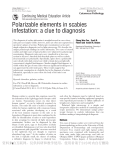 Polarizable elements in scabies infestation: a clue to diagnosis