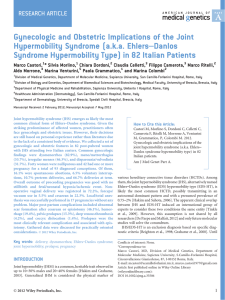 Gynecologic and obstetric implications of the joint hypermobility