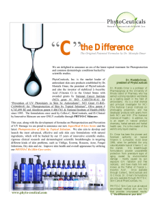 “C”the Difference - PHYTO-C