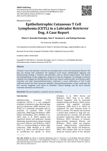 Epitheliotrophic Cutaneous T Cell Lymphoma