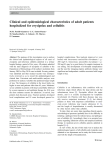 Clinical and epidemiological characteristics of adult - LADERM-Ba