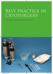 Best practice in cryosurgery
