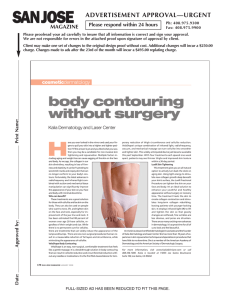 Body Contouring without Surgery - Kalia Dermatology and Laser