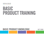 basic product knowledge - SuperStars Networking Team