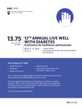 13th annual live well with diabetes