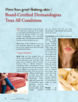 Board-Certified Dermatologists Treat All Conditions