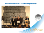 Presidential Award – Outstanding Exporter