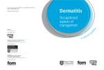 Dermatitis : occupational aspects of