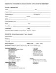 Printable Membership Application - Washington State Dermatology