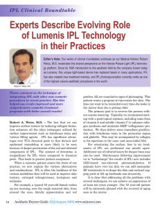 IPL Physicians Roundtable - Aesthetic
