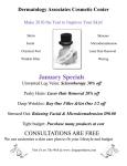 January Specials - Dermatology Associates of the Tri