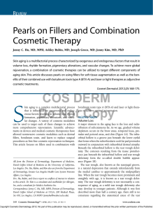 Pearls on Fillers and Combination Cosmetic Therapy R