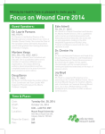 Focus on Wound Care 2014 Guest Speakers: Edie Attrell