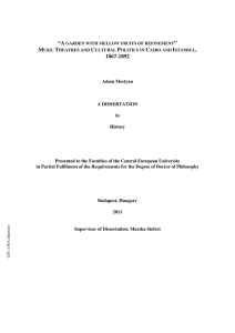 The thesis - Central European University