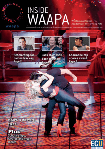 Inside WAAPA - Issue 33 - Western Australian Academy of