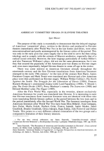 AMERICAN - Journals of Faculty of Arts, University of Ljubljana