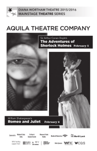 aquila theatre company - Diana Wortham Theatre