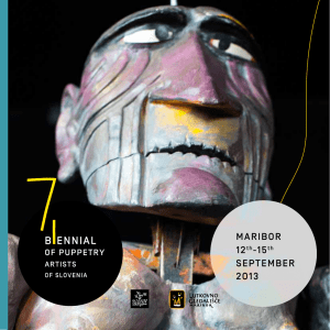Catalogue of the 7th Biennial of Puppetry Artists of Slovenia