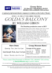 Golda`s Balcony Flyer