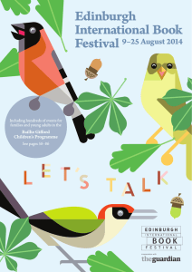 2014 Programme for the Edinburgh International Book Festival