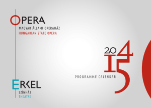 programme calendar - Magyar Állami Operaház