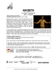 macbeth - the other theatre