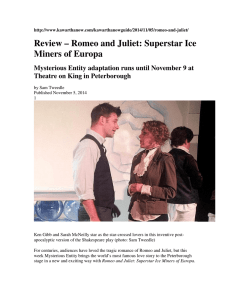 Review – Romeo and Juliet: Superstar Ice