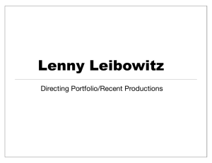 Portfolio - Lenny Leibowitz