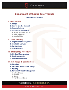 Department of Theatre Safety Guide