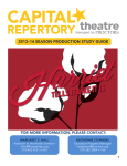 Study Guide - Capital Repertory Theatre