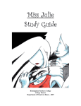 Miss Julie Study Guide - Birmingham