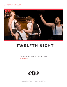 twelfth night - Classical Theatre Project