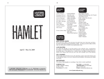 Hamlet program.indd - Lantern Theater Company