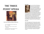 the three penny opera - St. Thomas University