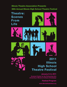 Illinois Theatre Association Presents 36th Annual Illinois High