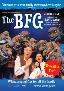 The BFG Resource Pack - Birmingham Repertory Theatre