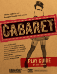 Cabaret Play Guide