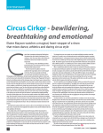 Circus Cirk r - bewildering, breathtaking and emotional