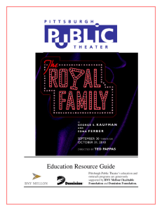 Education Resource Guide - Pittsburgh Public Theater