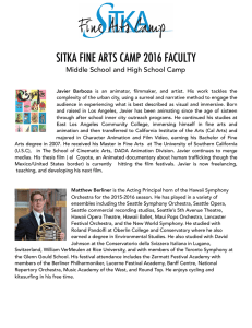 2016 Faculty Bios - Sitka Fine Arts Camp