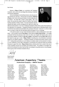 Wings of Desire - American Repertory Theater