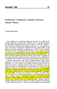 Evolutionary Tendencies in Spanish American