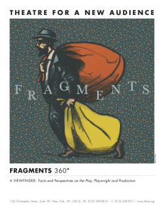 fragmeNTs - Theatre for a New Audience