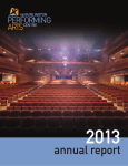 annual report - Burlington Performing Arts Centre