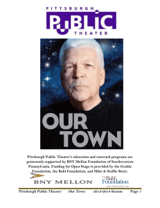 OUR TOWN by Thornton Wilder